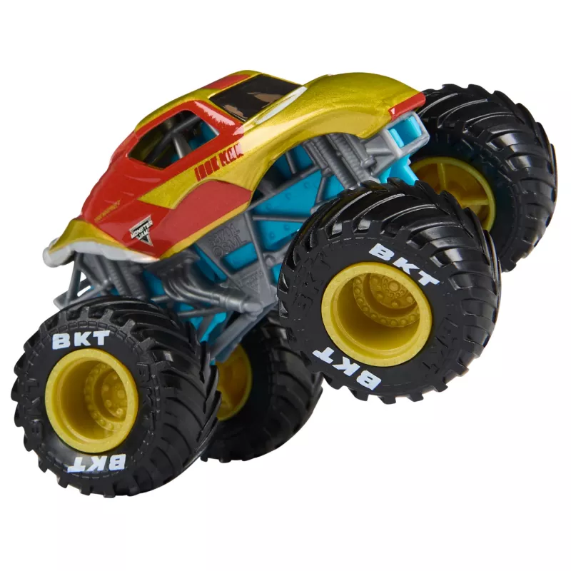 Monster Jam, Marvel Official Iron Man Vs. War Machine Die-Cast Monster Trucks, 1:64 mõõtkavas, laste mänguasjad poistele ja tüdrukutele vanuses 3 ja vanemad