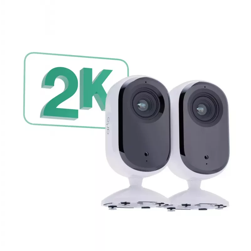 IP turvakaamera Arlo Essential 2K Indoor Security Camera 2-pakk Juhtmevaba Sise-
