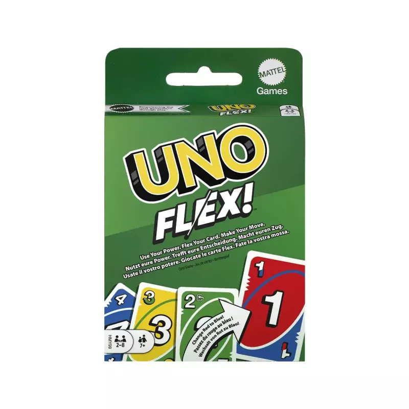 Kaardimäng MATTEL Games UNO Flex — Mahapanemise kaardimäng, vanusele 7+