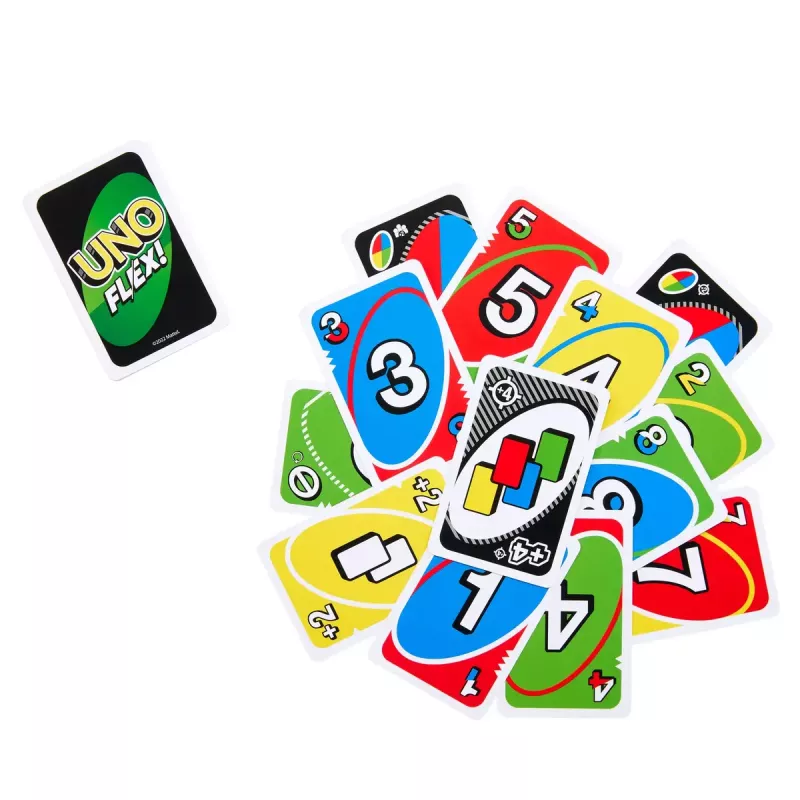 Kaardimäng MATTEL Games UNO Flex — Mahapanemise kaardimäng, vanusele 7+