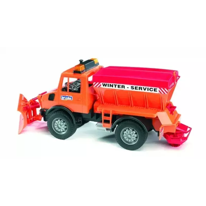 Veoauto BRUDER MB Unimog, ABS konstruktsioon, soovitatav vanus 4+