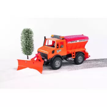 Veoauto BRUDER MB Unimog, ABS konstruktsioon, soovitatav vanus 4+