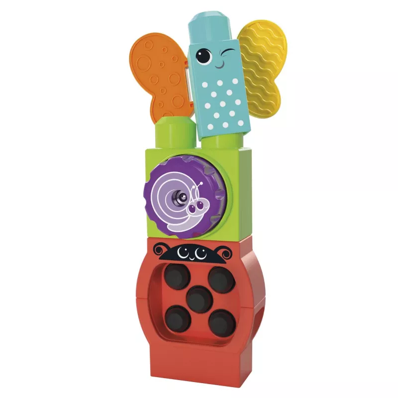 Ehituskomplekt MEGA BLOKS Move 'n Groove Caterpillar, MATTEL — 30 tükki, plast, mitmevärviline, vanus 1+