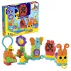 Ehituskomplekt MEGA BLOKS Move 'n Groove Caterpillar, MATTEL — 30 tükki, plast, mitmevärviline, vanus 1+