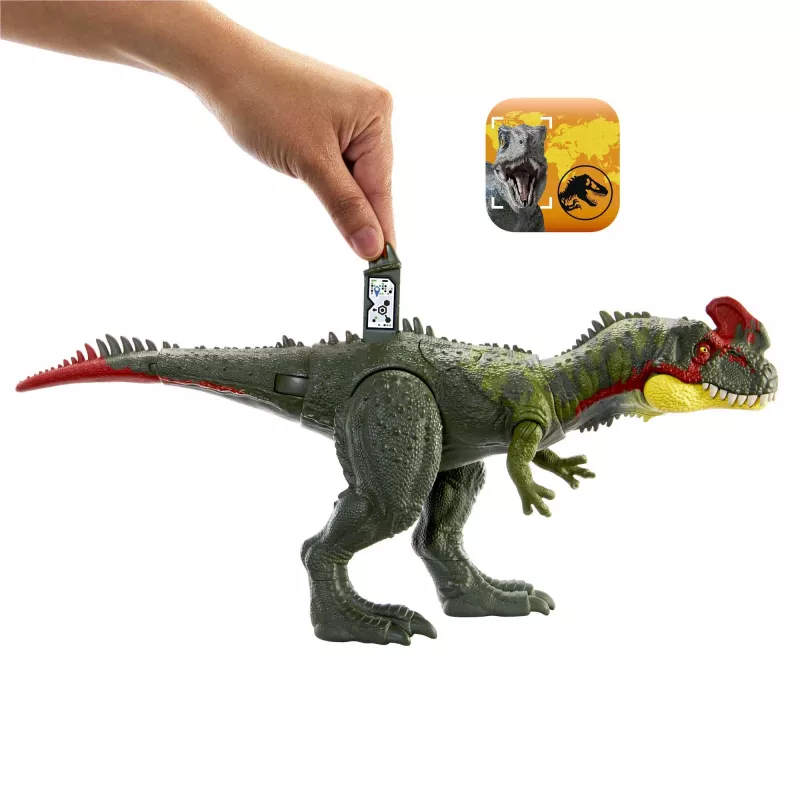Jurassic World GIGANTIC TRACKERS Sinotyrannus Roheline Punane Plastik 4+