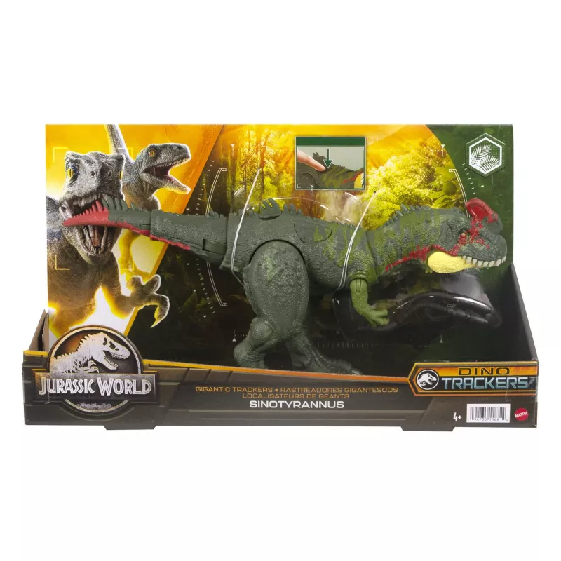 Jurassic World GIGANTIC TRACKERS Sinotyrannus Roheline Punane Plastik 4+