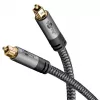 Digitaalne optiline helikaabel WENTRONIC Goobay 65305 TOSLINK-TOSLINK 2 m, vask, kullatud kontaktidega, must/hall