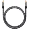 Digitaalne optiline helikaabel WENTRONIC Goobay 65305 TOSLINK-TOSLINK 2 m, vask, kullatud kontaktidega, must/hall