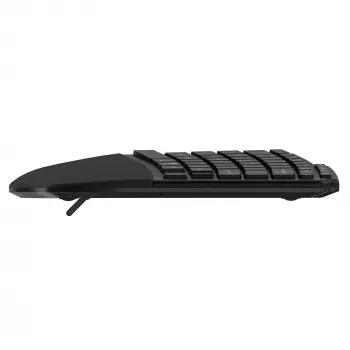 Kensington Pro Fit Ergo KB675 EQ TKL klaviatuur USB RF traadita Bluetooth QWERTZ saksa must