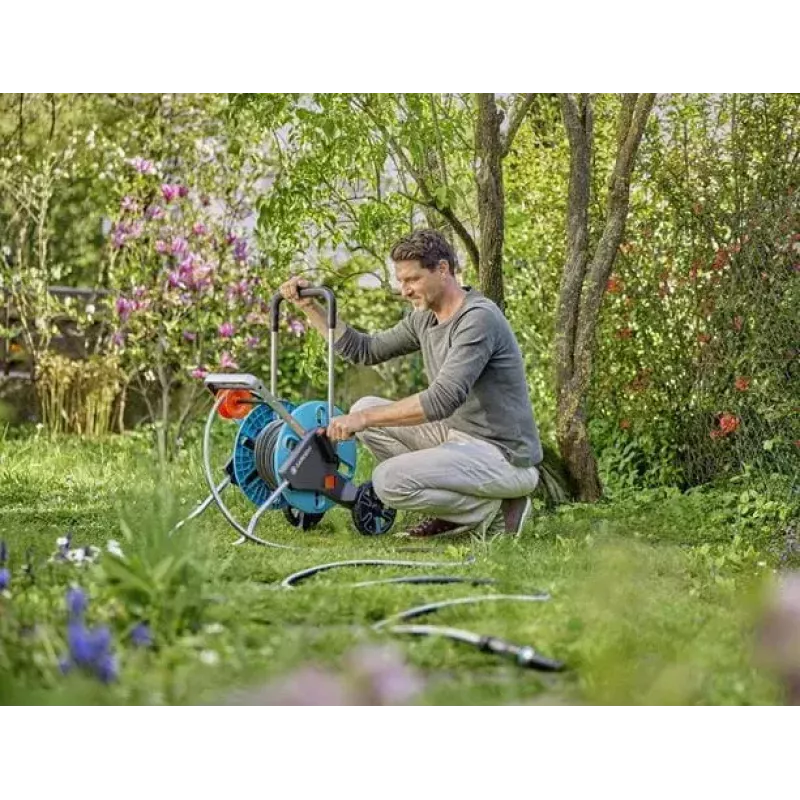 Gardena 18931-20 aiavoolik 20 m Maapealne Plastik Termoplastne elastomeer TPE Must Sinine Hall