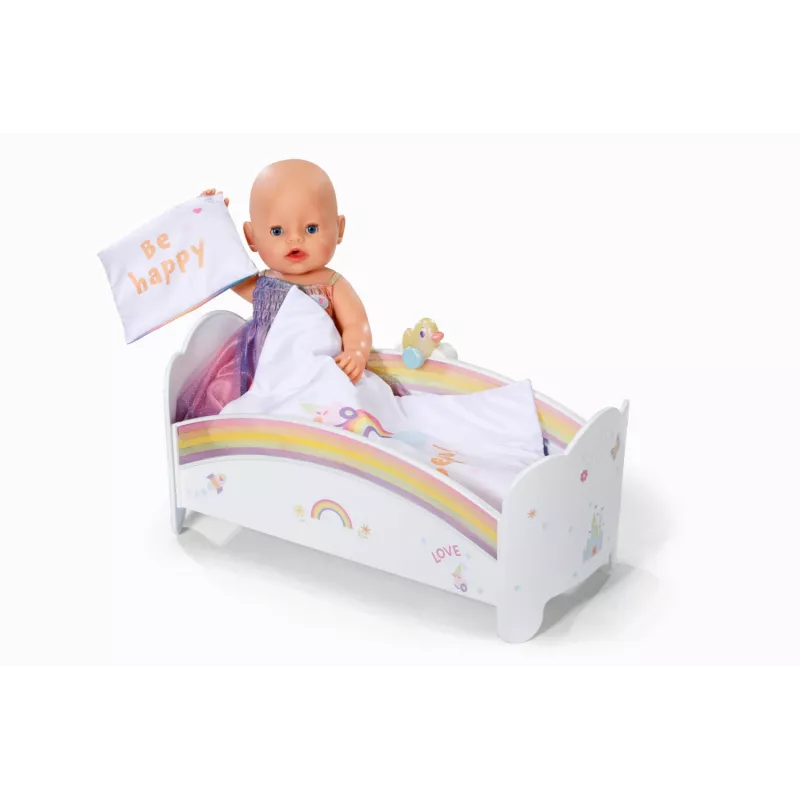 Nukuvoodi ZAPF creation BABY born Rainbow Bed 835999 43 cm nukkudele