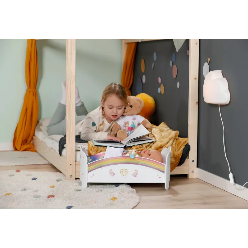 Nukuvoodi ZAPF creation BABY born Rainbow Bed 835999 43 cm nukkudele