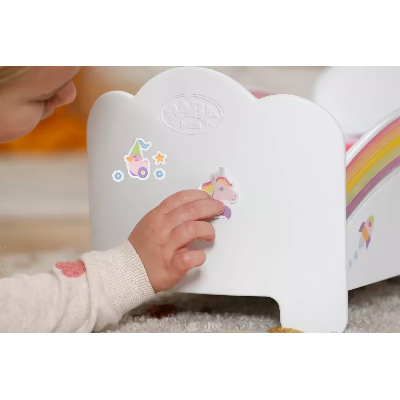 Nukuvoodi ZAPF creation BABY born Rainbow Bed 835999 43 cm nukkudele