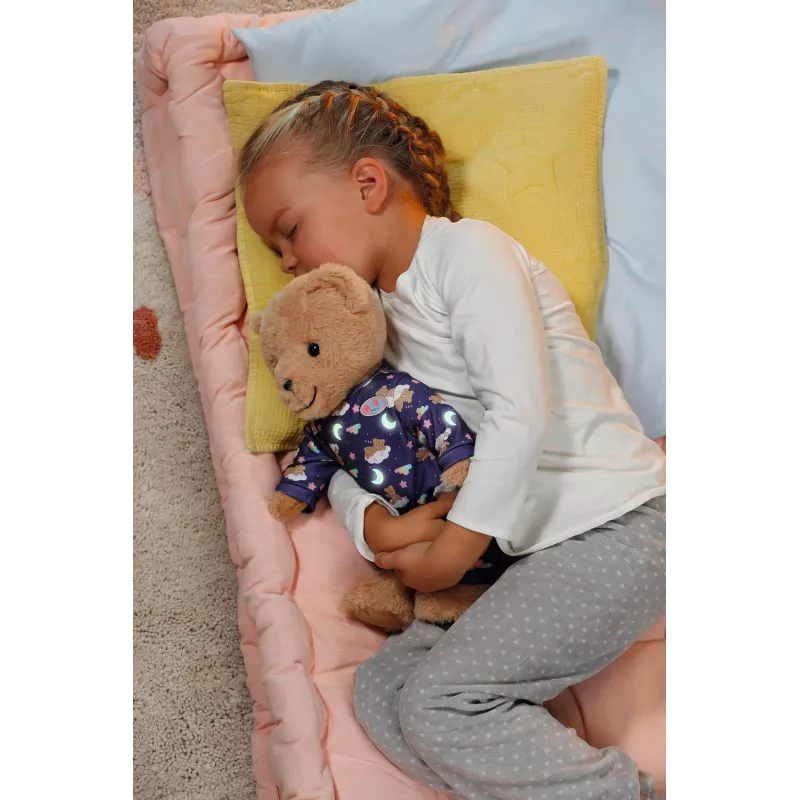 BABY born Teddy mänguasja hüpikkleit Glow in the Dark, nuku hüpikkleit, alates 1. eluaastast