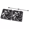 THERMALTAKE PC jahutusventilaator - CT140 - 14 cm - Must - 2 pakk