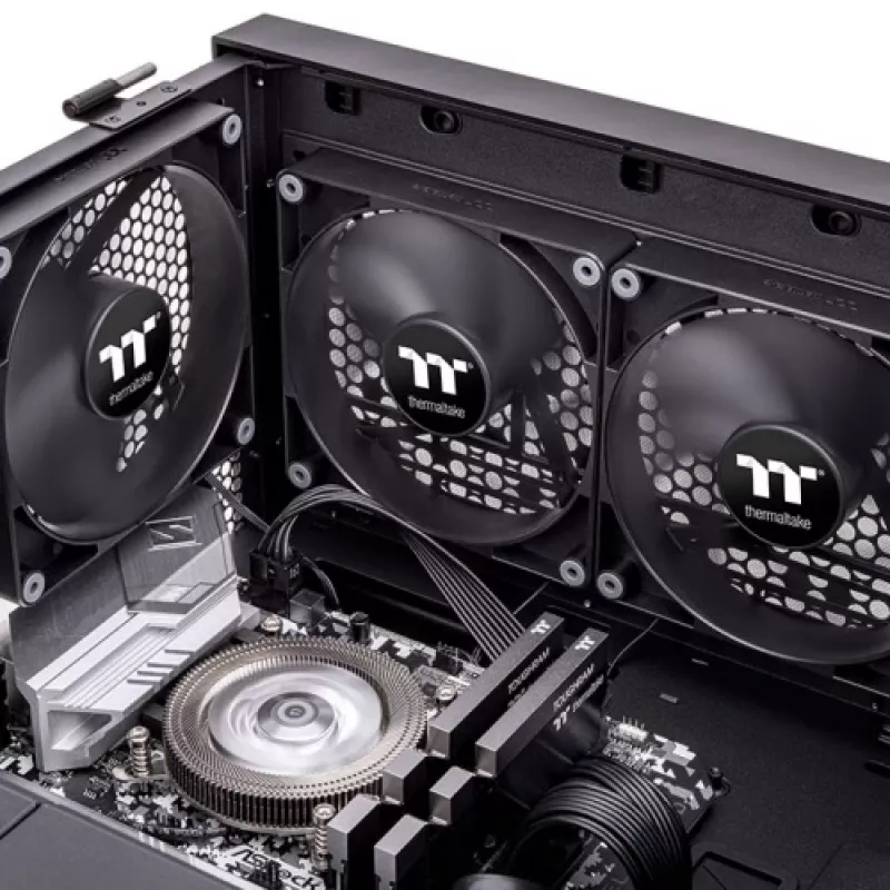 THERMALTAKE PC jahutusventilaator - CT140 - 14 cm - Must - 2 pakk