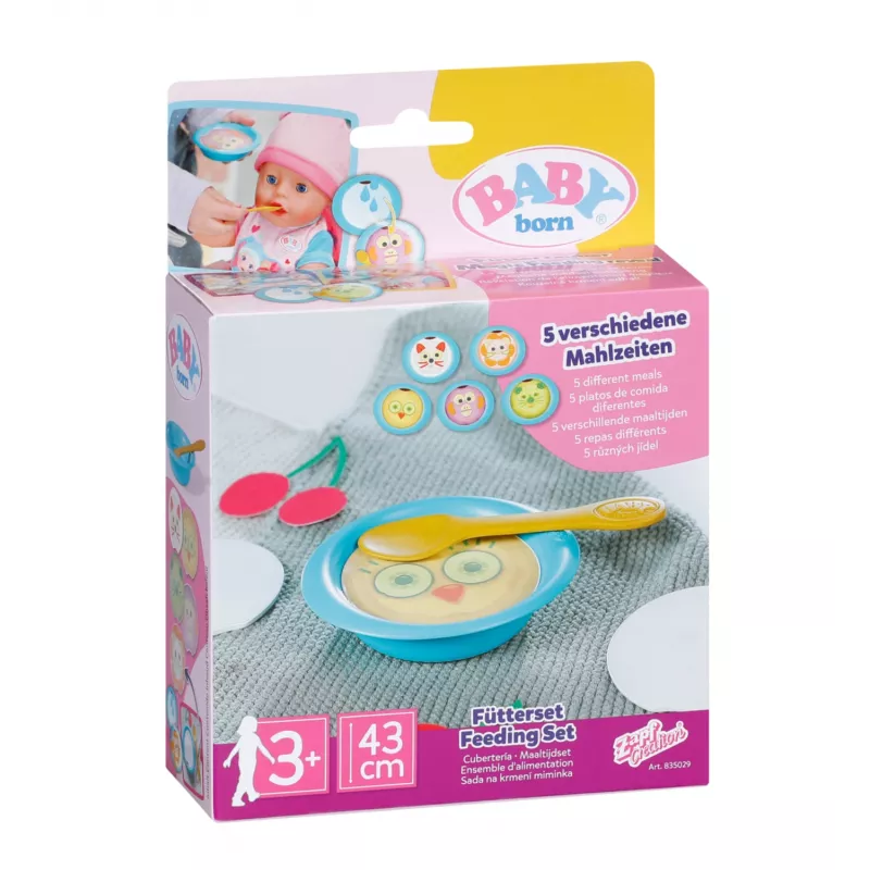 Nuku toitmiskomplekt BABY born Feeding Set vanusele 3+ — aksessuaarid mängutoitmiseks