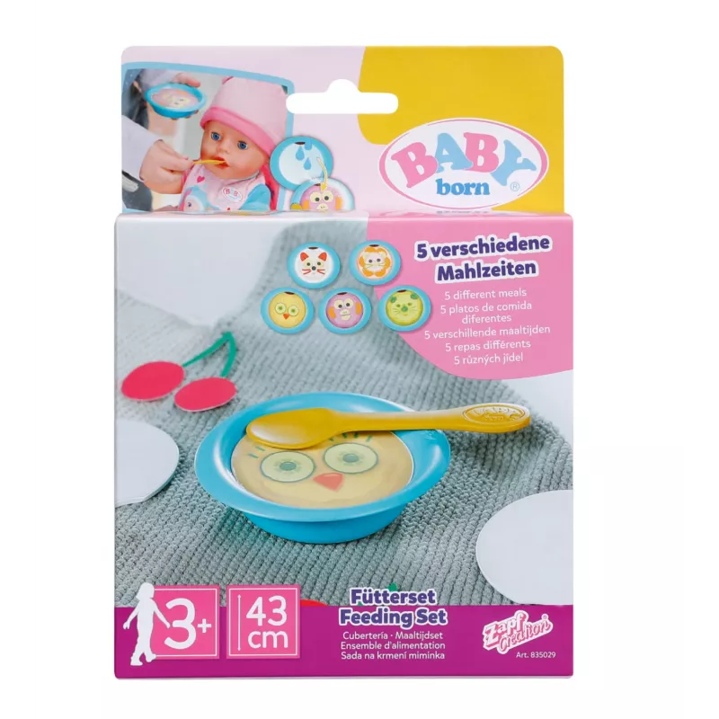 Nuku toitmiskomplekt BABY born Feeding Set vanusele 3+ — aksessuaarid mängutoitmiseks