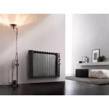 Radiatoriruumisoojendi De’Longhi HMP 1000, vilgukivist element, 1000 W, must, põrandakasutus, ruumidele kuni 60 m³