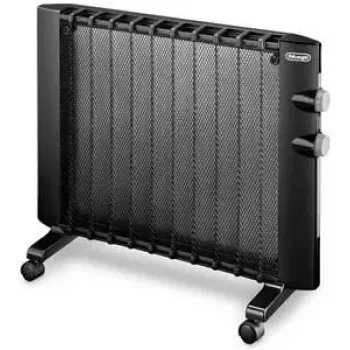 Radiatoriruumisoojendi De’Longhi HMP 1000, vilgukivist element, 1000 W, must, põrandakasutus, ruumidele kuni 60 m³