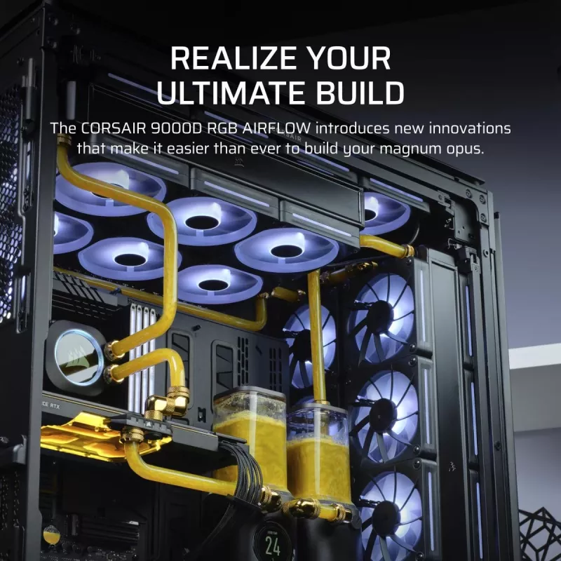 CORSAIR Pc Case - 9000d RGB Airflow Super Full-tower