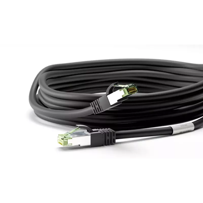 Võrgukaabel Wentronic 66719 Cat8.1 S/FTP 0,25 m Must