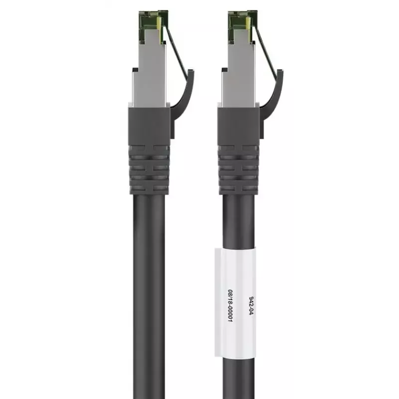 Võrgukaabel Wentronic 66719 Cat8.1 S/FTP 0,25 m Must