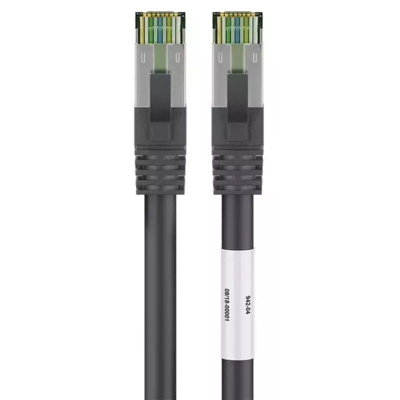 Võrgukaabel Wentronic 66719 Cat8.1 S/FTP 0,25 m Must