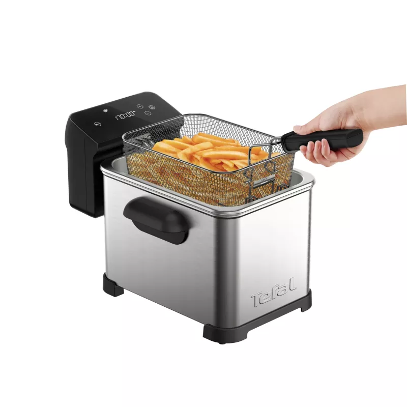 Tefal Family Pro FR507D Single 4 L eraldiseisev 2400 W fritüür roostevabast terasest