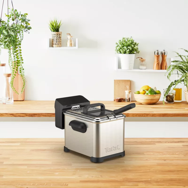 Tefal Family Pro FR507D Single 4 L eraldiseisev 2400 W fritüür roostevabast terasest