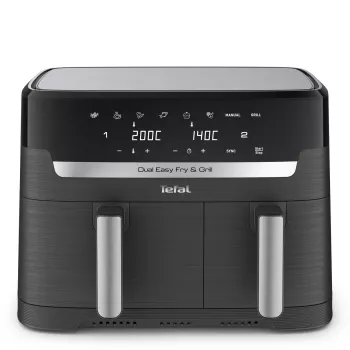 Tefal Dual Easy Fry & Grill EY905B Double 8,3 L eraldiseisev 2700 W kuumaõhufritüür Hall