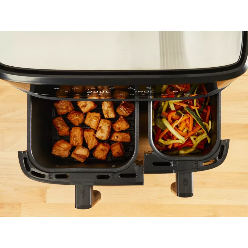 Tefal Dual Easy Fry & Grill EY905B Double 8,3 L eraldiseisev 2700 W kuumaõhufritüür Hall