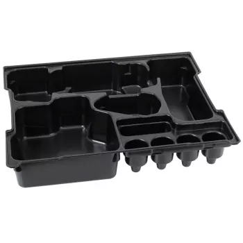 Vaheseinakomplekt hoiukasti jaoks Bosch 1 600 A00 2UJ, polüstüreen, must, 406×331×77 mm