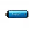 Kingston Technology IronKey 128 GB USB-C Vault Privacy 50C, AES-256 krüpteeritud, FIPS 197