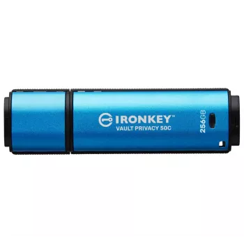 Kingston Technology IronKey 256GB USB-C Vault Privacy 50C AES-256 krüpteeritud, FIPS 197