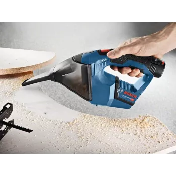 Bosch GAS 12V Professional käeshoitav tolmuimeja must, sinine, punane tolmukotita