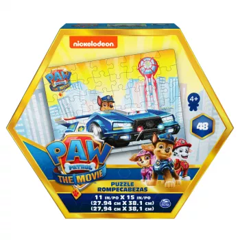 Mängud PAW Patrol Film, 48-osaline pusle lastele vanuses 4+, Chase