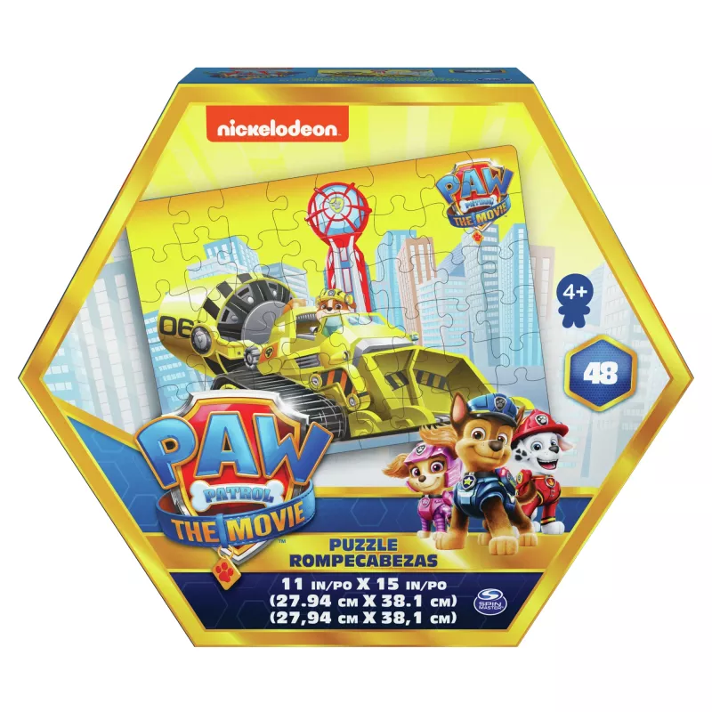 Mängud PAW Patrol Film, 48-osaline pusle lastele vanuses 4+, Chase
