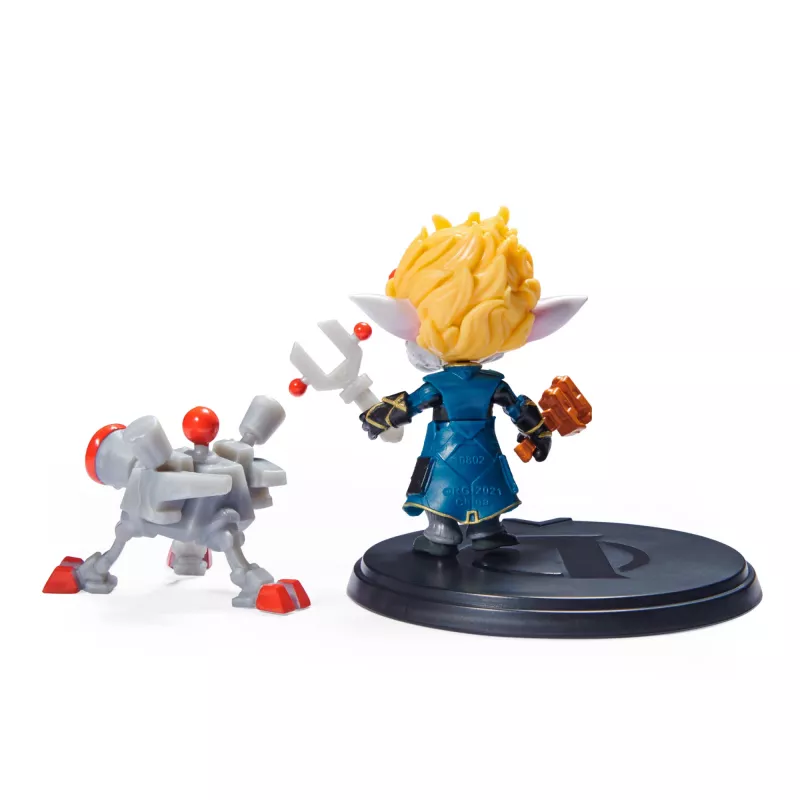 League of Legends , Dual Cities Pack w/ Exclusive Jinx, Heimerdinger, Vi, Caitlyn, and Ekko, 4-Inch Collectible figuurid, Accessories, Ages 12 and Up