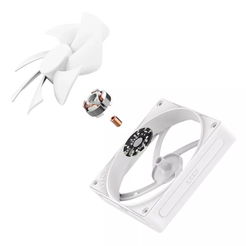 NZXT jahutusventilaator F120P 120mm valge staatiline rõhk