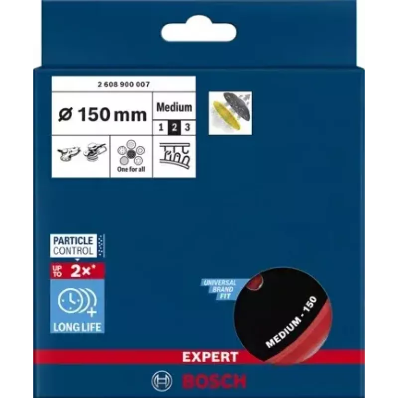 Bosch 2 608 900 007 pöörleva tööriista lihvimis-/lihvimistarvik Lihvpaberi alustald