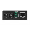 DIGITUS meediakonverter, mitmerežiimiline 10/100Base-TX 100Base-FX-ile, sisaldab toiteplokki, SC-pistik, kuni 2 km