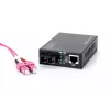 DIGITUS meediakonverter, mitmerežiimiline 10/100Base-TX 100Base-FX-ile, sisaldab toiteplokki, SC-pistik, kuni 2 km