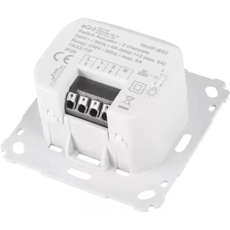 Lülitusajam Homematic IP 156757A0 — 230 V AC, 1380 W, 868,6 MHz