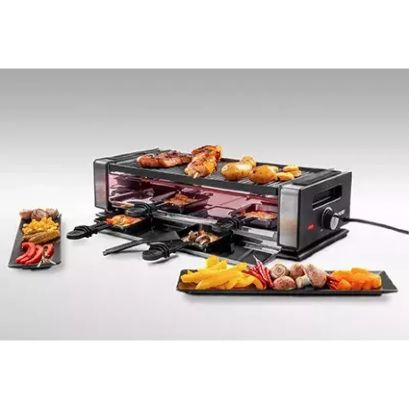 Unold 48730 raclette-grill 8 inimesele 1200 W Must, Roostevaba teras