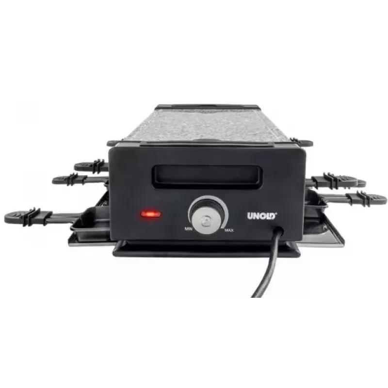 Unold 48730 raclette-grill 8 inimesele 1200 W Must, Roostevaba teras