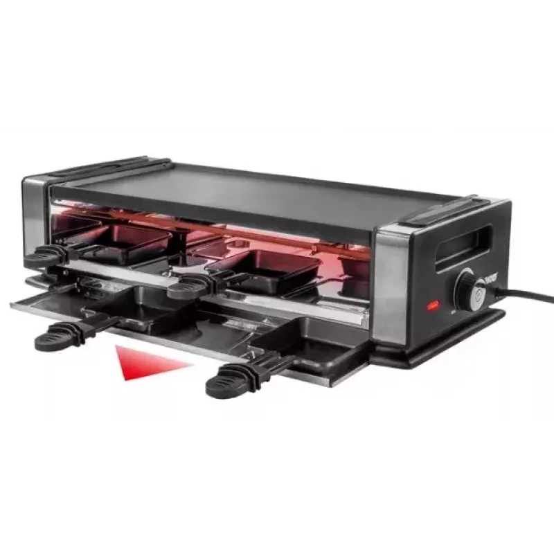 Unold 48730 raclette-grill 8 inimesele 1200 W Must, Roostevaba teras