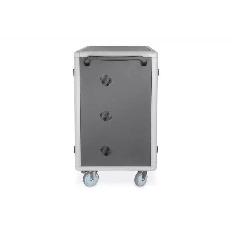 DIGITUS laadimiskäru 15,6-tolline USB-C 30 laadimisalust PDU ventilaator 1260 x 824 x 650 mm