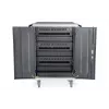 DIGITUS laadimiskäru 15,6-tolline USB-C 30 laadimisalust PDU ventilaator 1260 x 824 x 650 mm