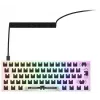 Kompaktne 60% juhtmega klaviatuur Sharkoon SKILLER SGK50 S4 — QWERTY saksa paigutus, RGB-taustvalgustus, USB, 1,5 m kaabel, valge